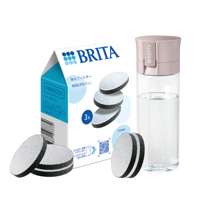 お得なセット 公式 浄水器のブリタ ボトル型浄水器 カートリッジ5個付 全容量0.6L｜brita｜03