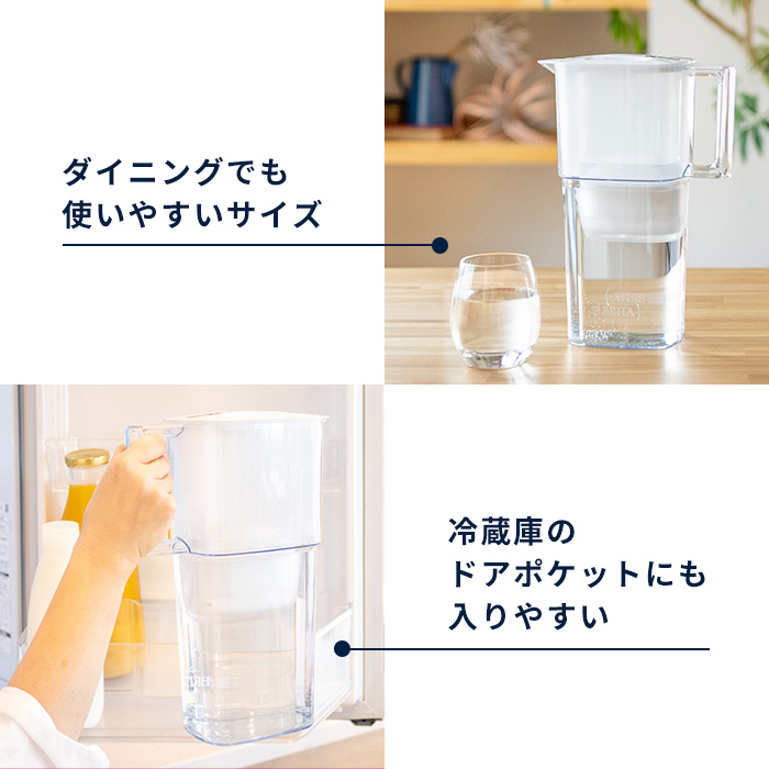 BRITA（ブリタ） 浄水器 公式 ギフト ポット型浄水器 リクエリ