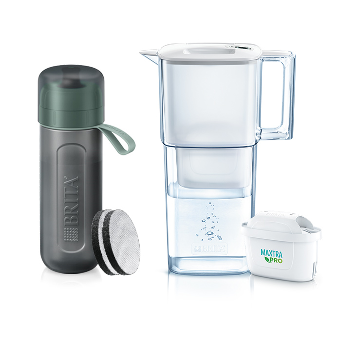 BRITA（ブリタ） 浄水器 公式 ボトル型浄水器 カートリッジ2個付 +