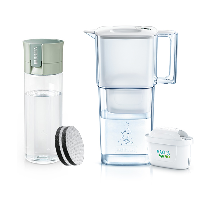 BRITA（ブリタ） 浄水器 公式 ボトル型浄水器 カートリッジ2個付 +