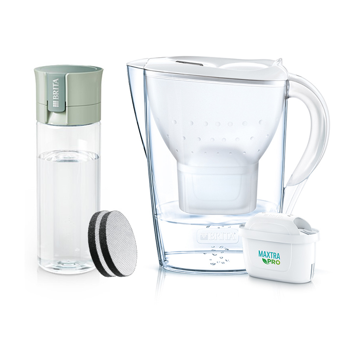 BRITA（ブリタ） 浄水器 公式 ボトル型浄水器 カートリッジ2個付 +