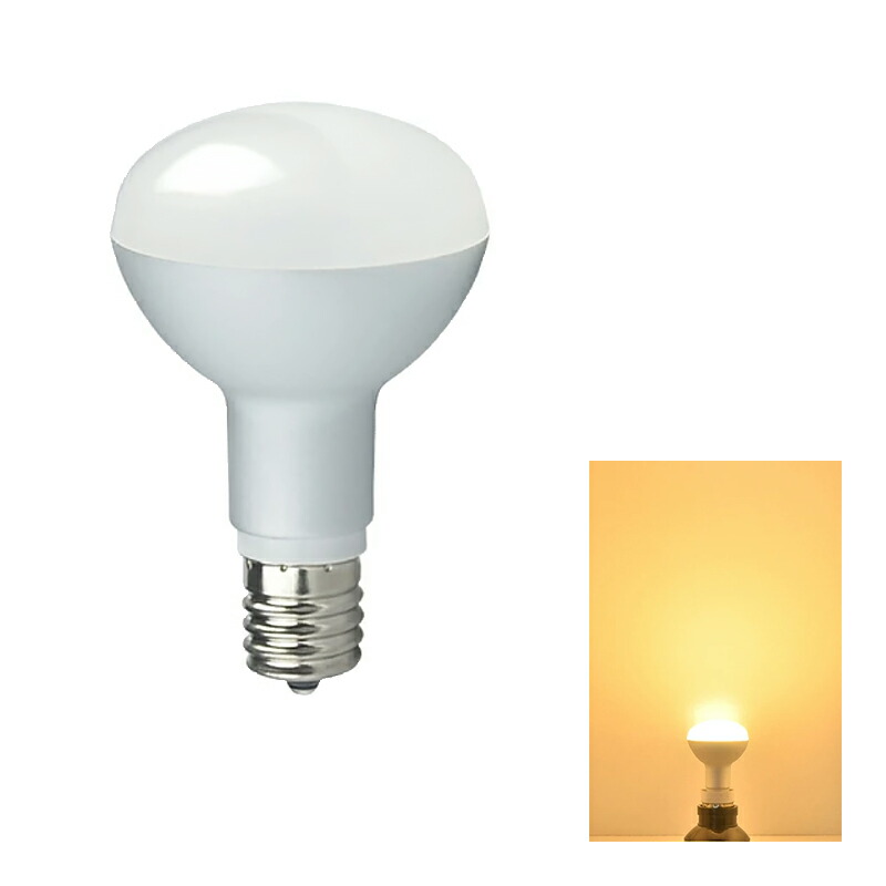 LED ミニレフ電球 E17 調光器対応 LED 電球 4.5W ハロゲン40W相当 角度100度 LB3017AD LED 電球色 LB3017CD 昼光色 | Beamtec | 01