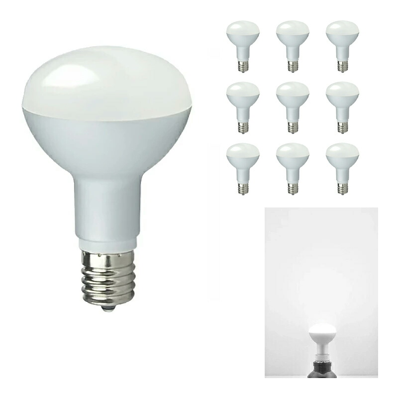 LED 電球 e17 ミニレフ形 E17 4.5W ハロゲン40W相当 角度100度 LB3017A LED 電球色 2700K LB3017C 昼光色 6000K | Beamtec | 02