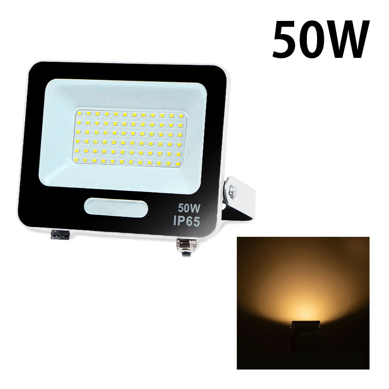 LED投光器 電球色 昼光色 黒 白 50W IP65 屋内 屋外 防塵 耐塵 防水 | Beamtec | 03