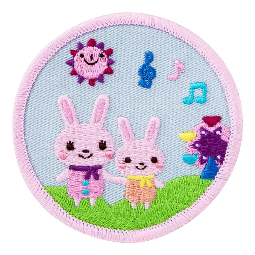 ワッペン funnyZOO コットン 動物 アイロン 刺繍 キャラクター マーク プレゼント 服 :k01i5896:名入れ入園グッズ通販・ブロドリー  - 通販 - Yahoo!ショッピング