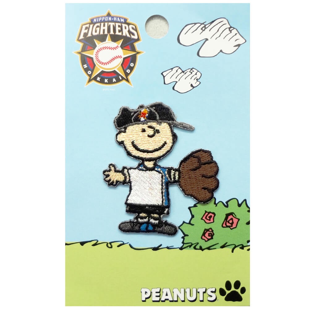 刺繍 デコシール Snoopy スヌーピー 北海道日本ハムファイターズ 野球 キャラ マーク プレゼント デコレーションシール スマホ 携帯 アイロン不可 Ssn007 名入れ入園グッズ通販 ブロドリー 通販 Yahoo ショッピング