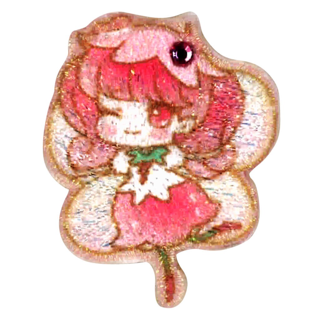 ワッペン リルリルフェアリル サンリオ アイロン シール かわいい 刺繍 キャラクター マーク プレゼント 服 S01y9376 名入れ入園グッズ通販 ブロドリー 通販 Yahoo ショッピング