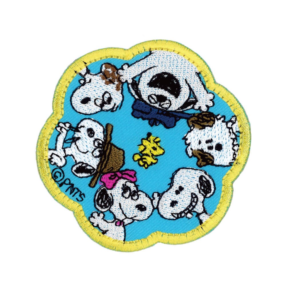 SNOOPY ワッペン スヌーピー VINTAGE アイロン シール かわいい