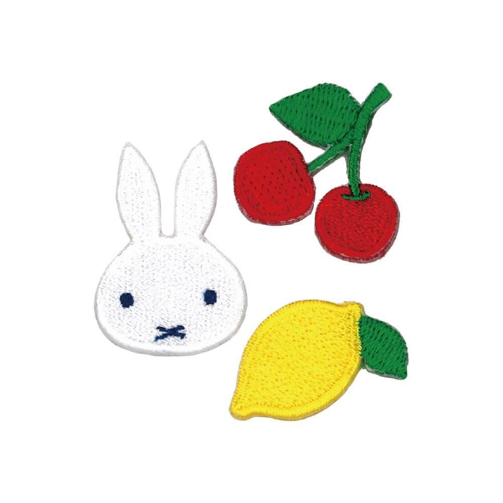 ワッペン Miffy オータムフルーツ ミッフィー アイロン シール かわいい 刺繍 キャラクター マーク プレゼント 服 D02y9676 名入れ入園グッズ通販 ブロドリー 通販 Yahoo ショッピング