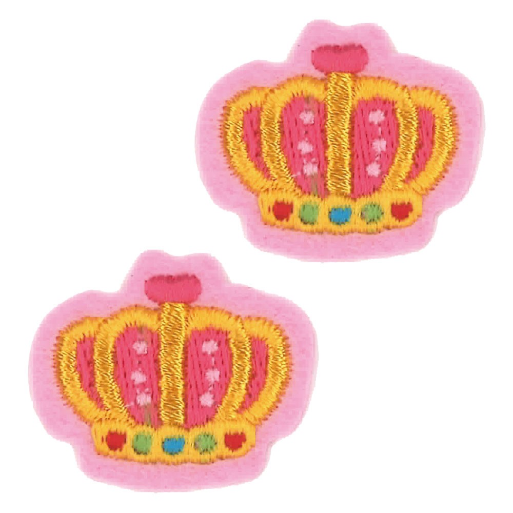 ブロドリー ワッペン アイコン ピンク ハート イチゴ 2枚セット