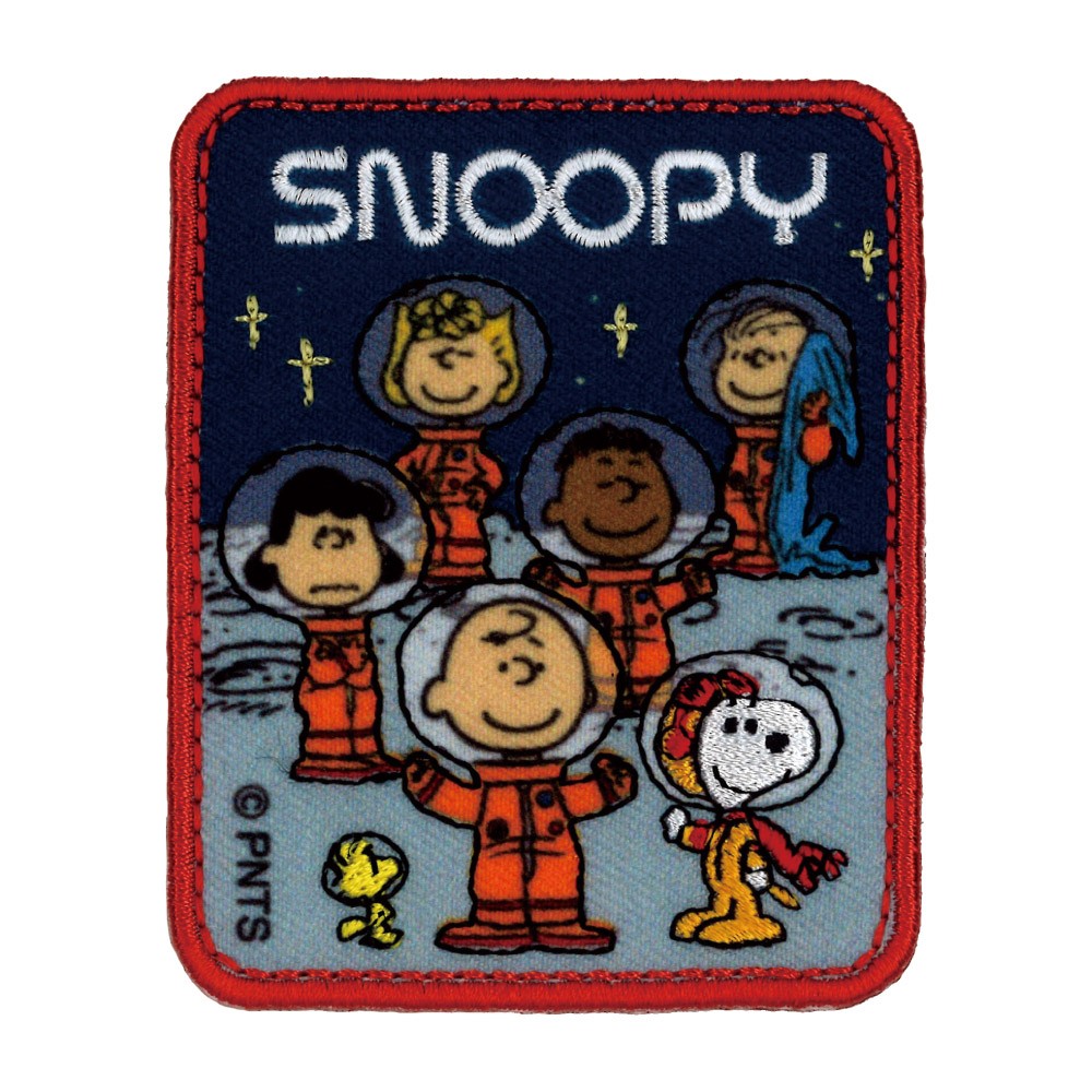 ワッペン SNOOPY スヌーピー PeanutsMissiontoMars アイロン シール かわいい 刺繍 キャラクター グッズ プレゼント 服｜broderie01｜07