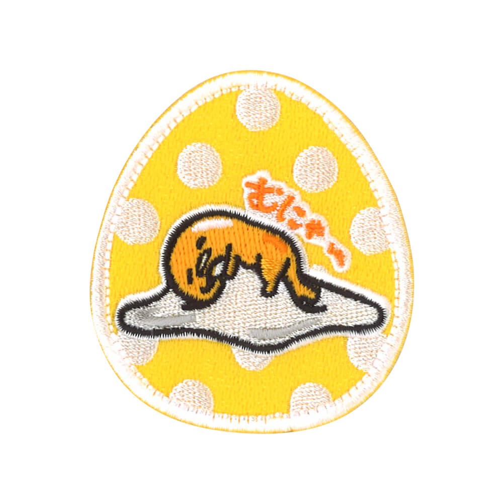 ワッペン ぐでたま サンリオ アイロン シール かわいい 刺繍 キャラクター マーク プレゼント 服 S01y0542 名入れ入園グッズ通販 ブロドリー 通販 Yahoo ショッピング