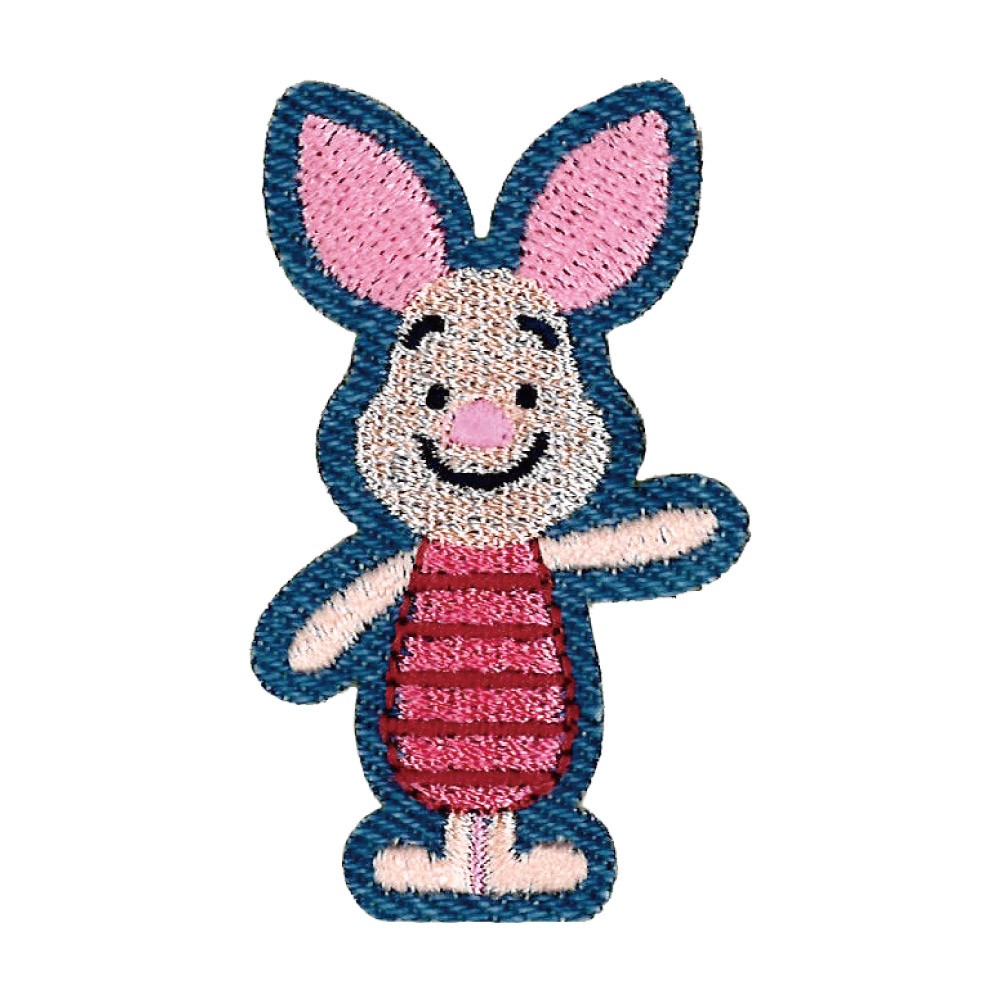 ワッペン ミッキー ミニー プーさん デニム ディズニー アイロン シール かわいい 刺繍 キャラクター グッズ プレゼント 服 D01y1171 名入れ入園グッズ通販 ブロドリー 通販 Yahoo ショッピング