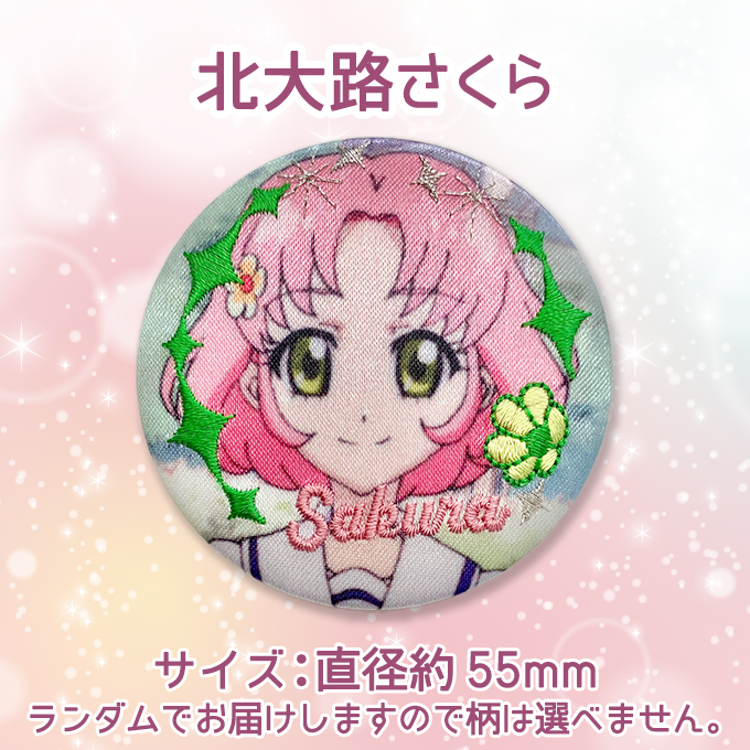 アイカツ　缶バ　キャラバッジコレクション バンダイナムコエンターテインメント アイカツ！ 刺繍缶バッジ刺繍
