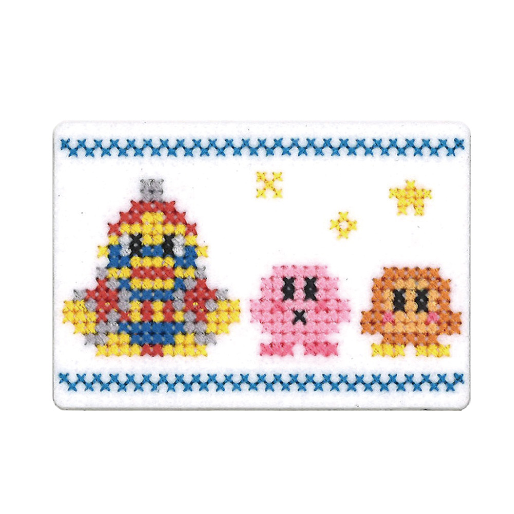 ワッペン Kirby × Makoto Oozu 星のカービィ アイロン シール かわいい
