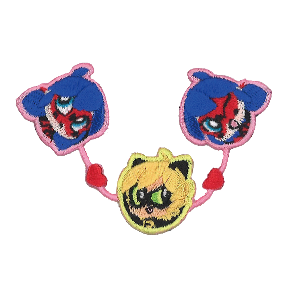 ミラキュラス レディバグ&シャノワール chibi マグ アクキー ワッペン