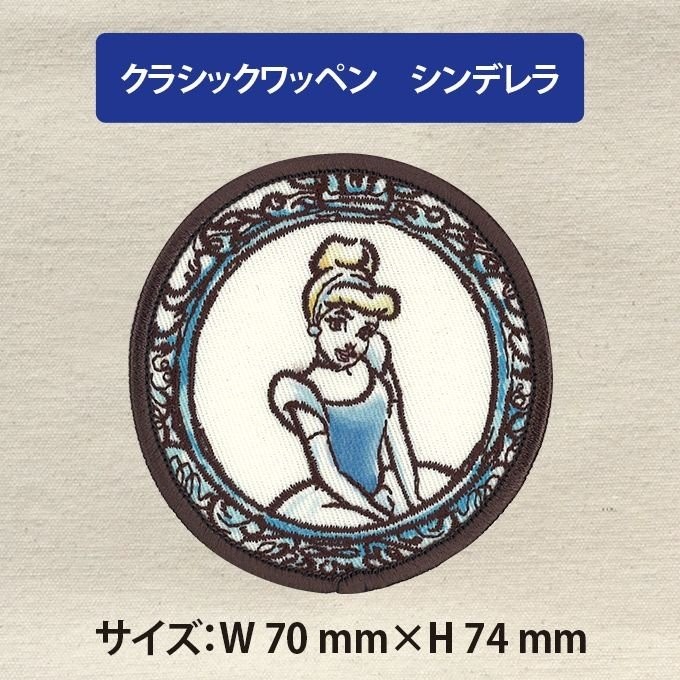 ワッペン ディズニープリンセス クラシック 大 ディズニー アイロン シール かわいい 刺繍 キャラクター グッズ プレゼント 服 D01y0441 名入れ入園グッズ通販 ブロドリー 通販 Yahoo ショッピング