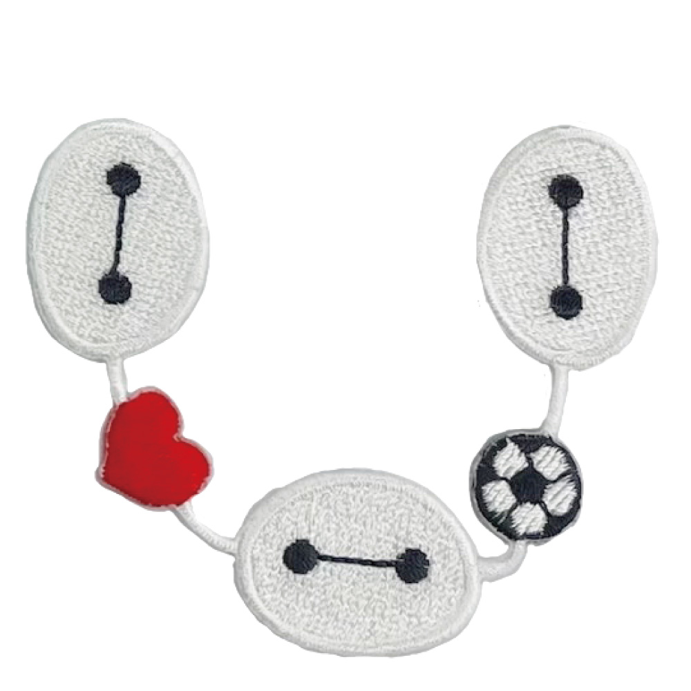 ワッペン ベイマックス ライン ディズニー アイロン シール かわいい 刺繍 キャラクター グッズ プレゼント 服 D01y44 名入れ入園グッズ通販 ブロドリー 通販 Yahoo ショッピング