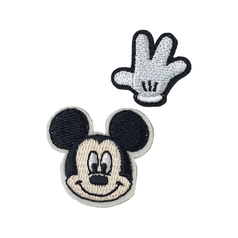 Disney（ディズニー） ワッペン 小 アイロン シール かわいい 刺繍