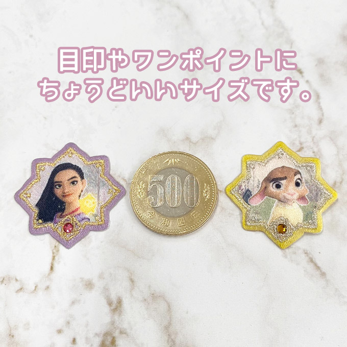 Disney（ディズニー） ウィッシュ ディズニー100周年 ワッペン 小
