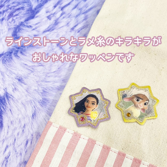 Disney（ディズニー） ウィッシュ ディズニー100周年 ワッペン 小