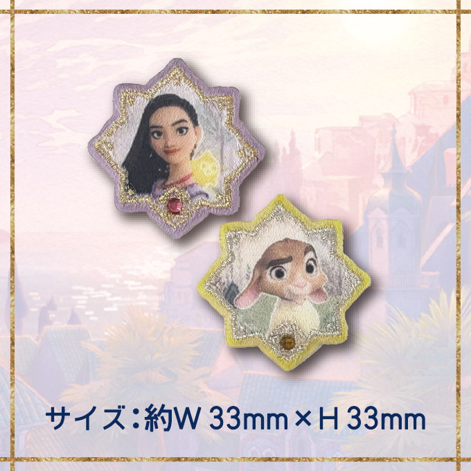 Disney（ディズニー） ウィッシュ ディズニー100周年 ワッペン 小