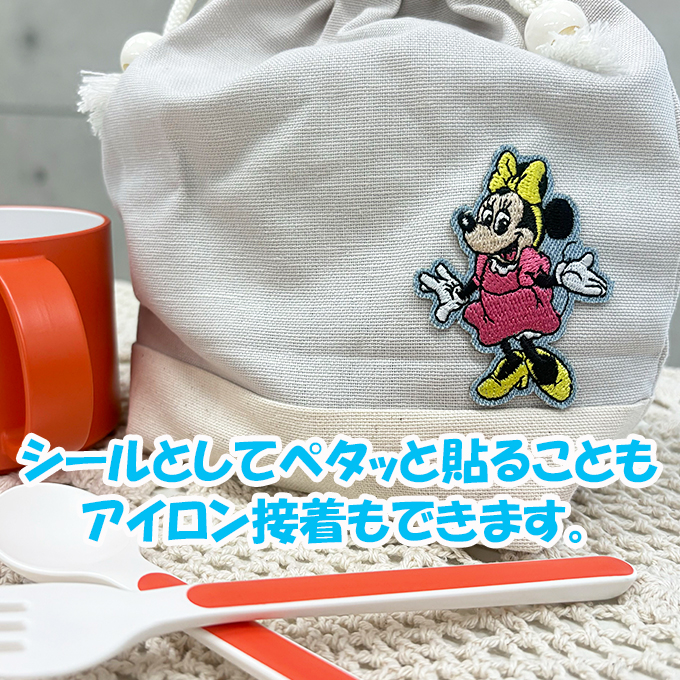Disney（ディズニー） ワッペン小 レトロ ミッキー&フレンズ アイロン