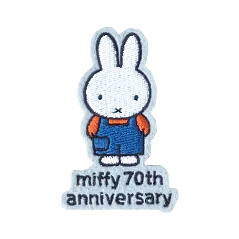 miffy 70th 70周年 ヒストリー ワッペン DickBruna ミッフィー アイロン シール かわいい 刺繍 キャラクター グッズ プレゼント 服 | Miffy | 13