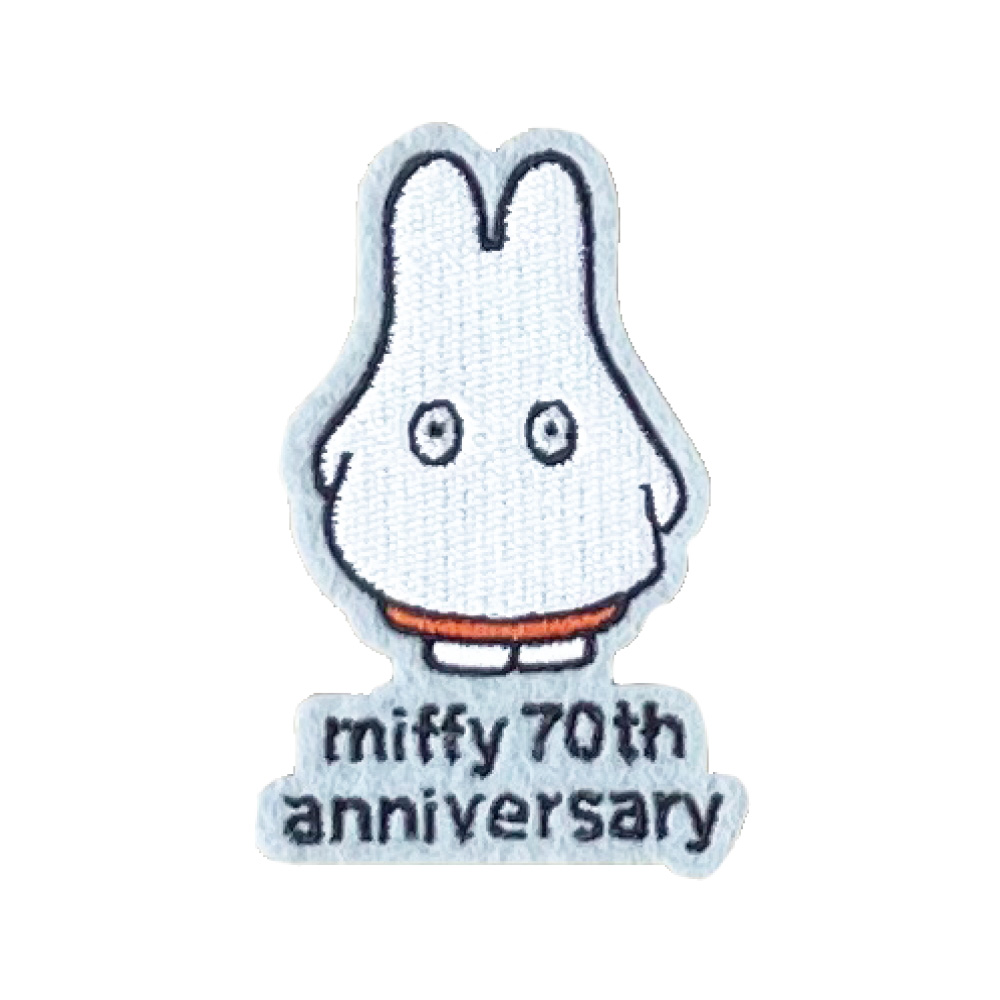 miffy 70th 70周年 ヒストリー ワッペン DickBruna ミッフィー アイロン シール かわいい 刺繍 キャラクター グッズ プレゼント 服 | Miffy | 18