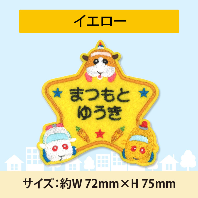 ブロドリー お名前ワッペン PUI PUI モルカー DRIVING SCHOOL