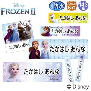 お名前シール アナと雪の女王2 ディズニー 防水 耐水 名前入り ネームシール 名前しーる レンジ 食洗機 入園 入学 送料無料 PR