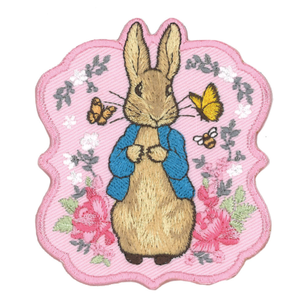 ピーターラビット（PETER RABBIT） ワッペン 大 ワッペン大 アイロン