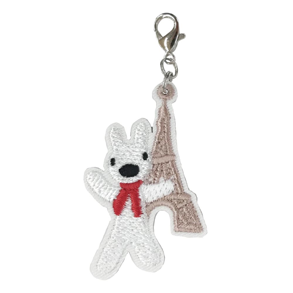 ブロドリー リサとガスパール キーホルダー チャーム かわいい 刺繍