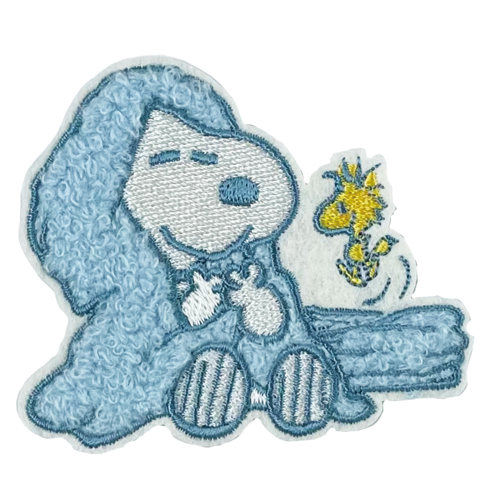 SNOOPY（スヌーピー） PEANUTS パステルワッペン 大 アイロン シール