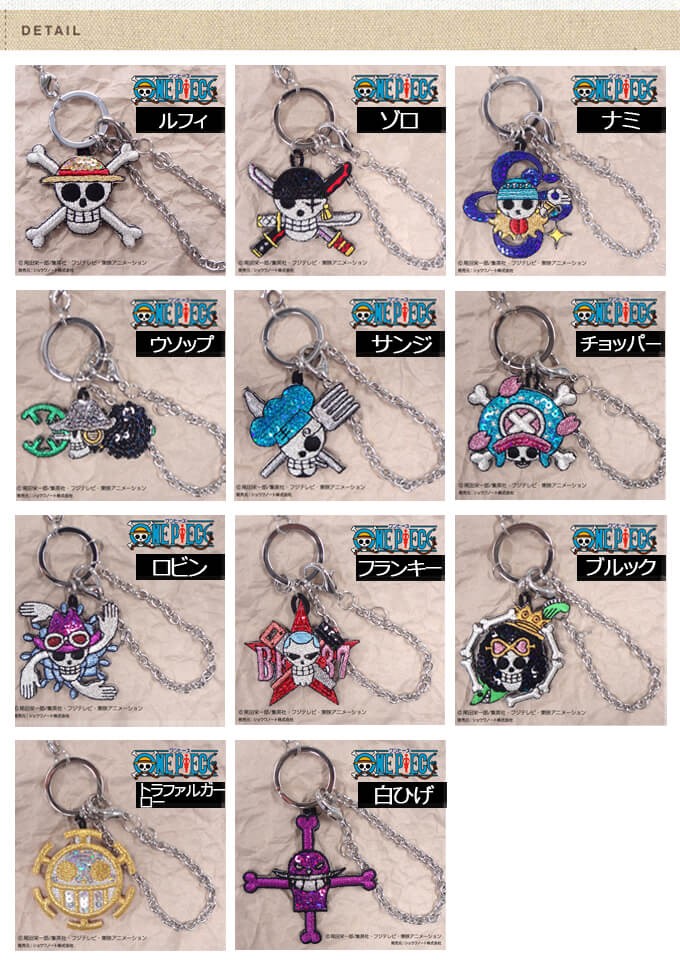 スパンコールチャーム Onepiece ワンピース 海賊旗 プレゼント アクセサリー パーツ キャラ ストラップ 刺繍 S03r87 名入れ入園グッズ通販 ブロドリー 通販 Yahoo ショッピング