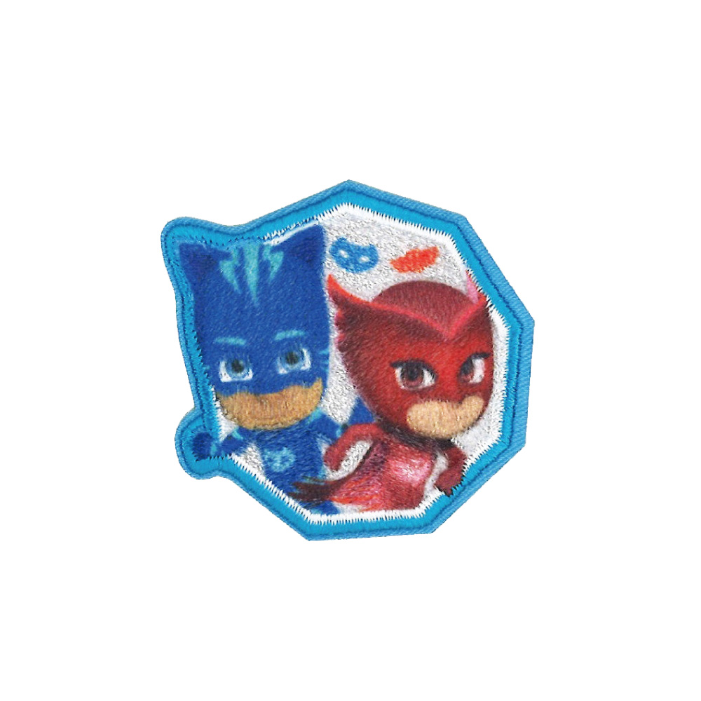 しゅつどう!パジャマスク ワッペン 小 パジャマスク PJ Masks アイロン シール かわいい 刺繍 キャラクター グッズ プレゼント 服