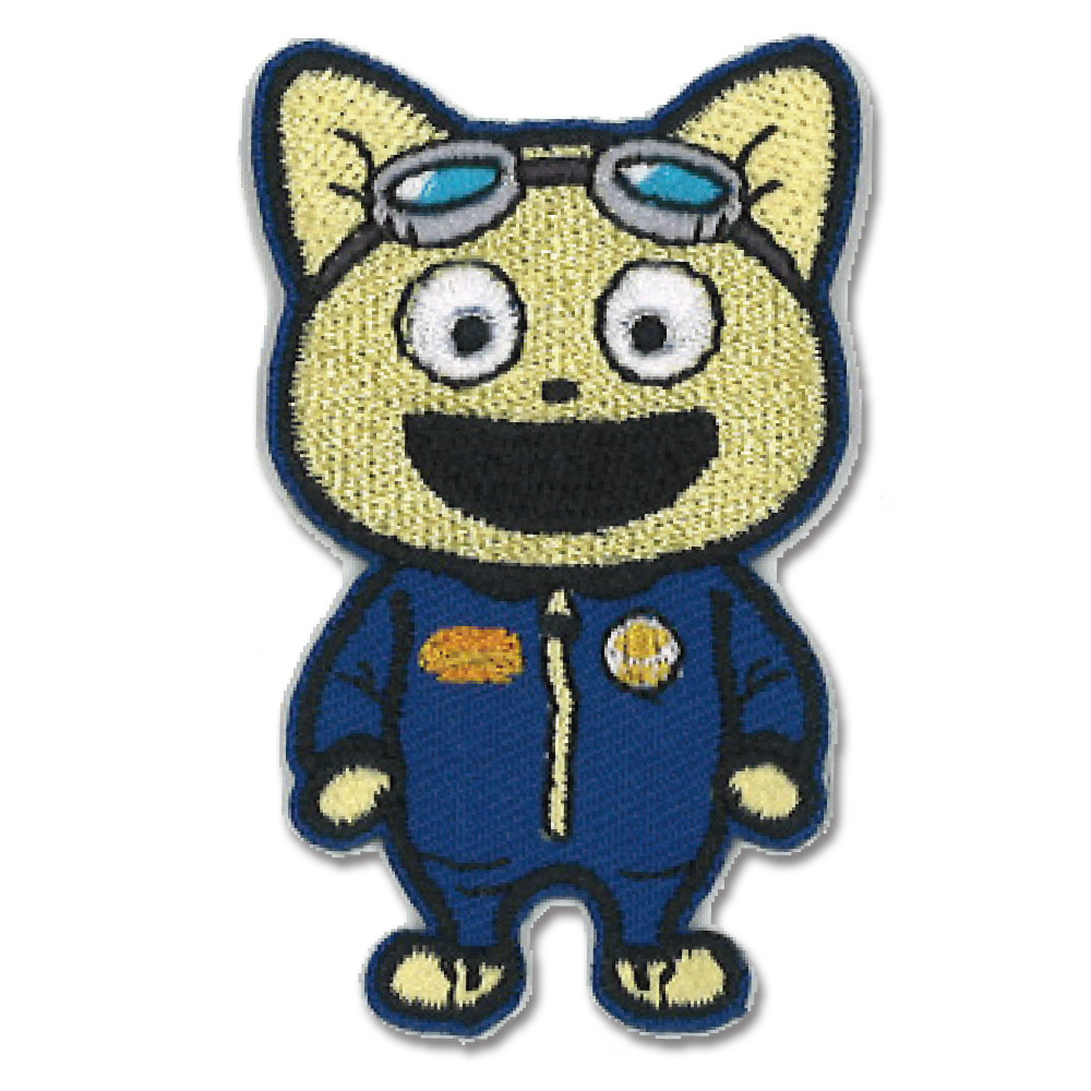 こてつ ワッペン小 宇宙なんちゃらこてつくん アイロン シール かわいい