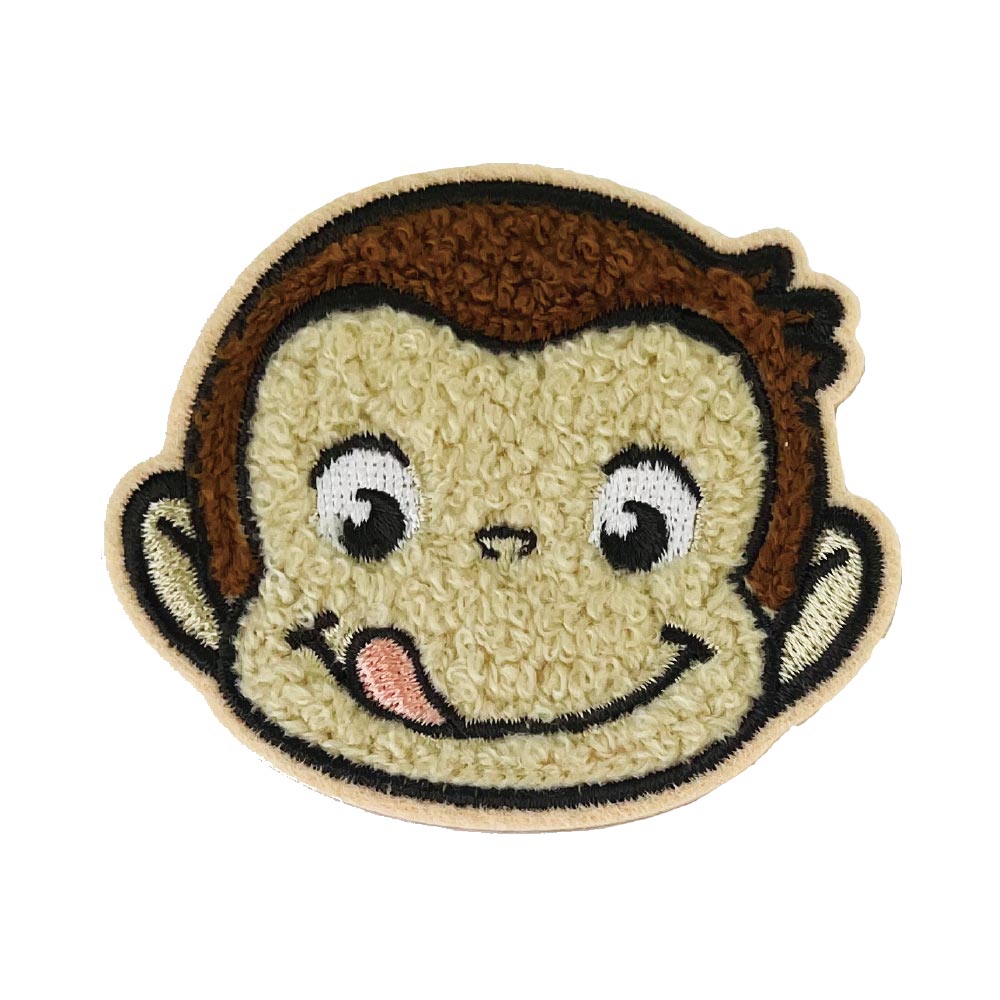 CGTV TOY ワッペン大 おさるのジョージ アニメ アイロン シール