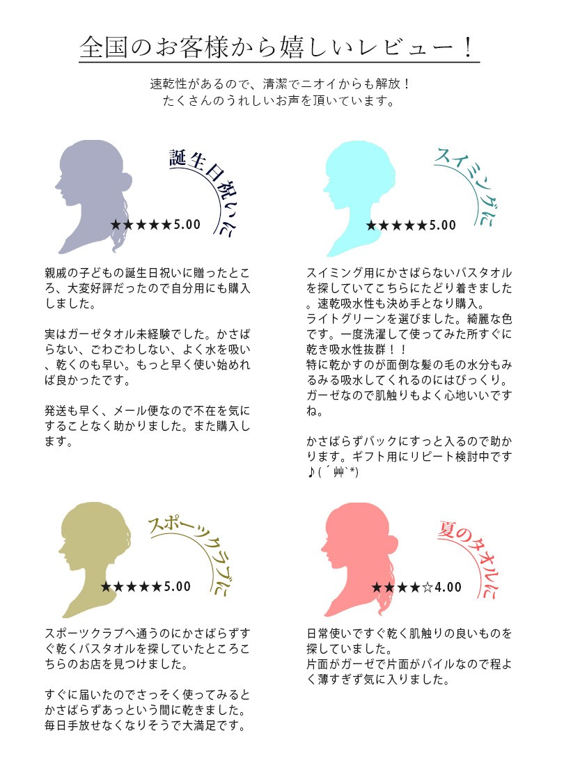 日本製 泉州タオル ガーゼタオル フェイスタオル ハンドタオル