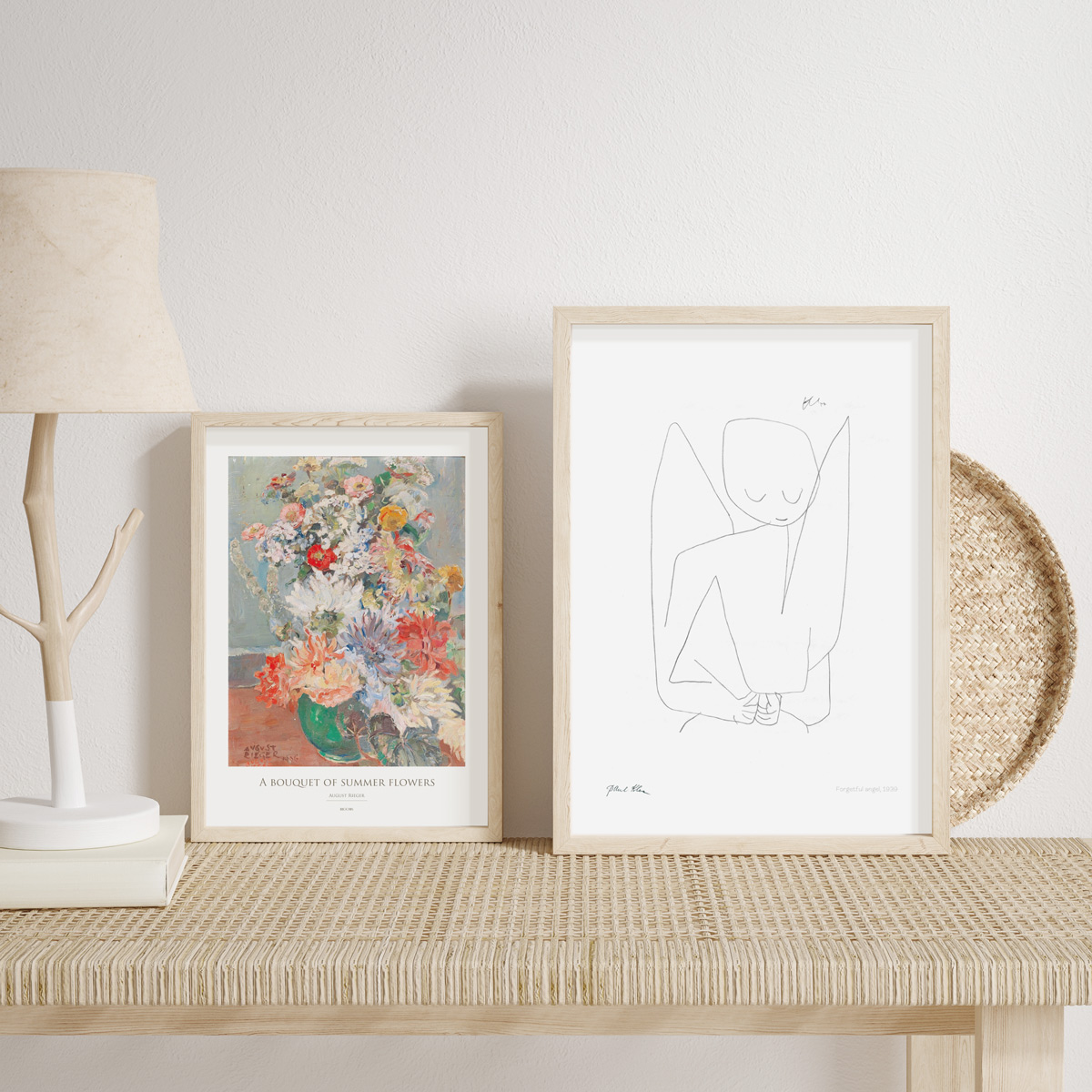 美品】パウルクレー 忘れっぽい天使 アートボード ハンドメイド