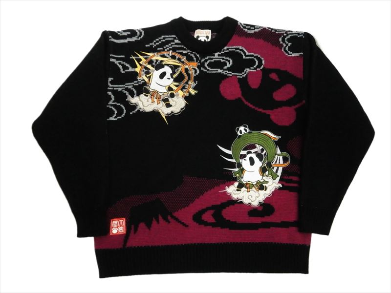 風神パンダ 別注モデル☆PANDIESTA JAPAN 風神雷神パンダ オールインワン つなぎ