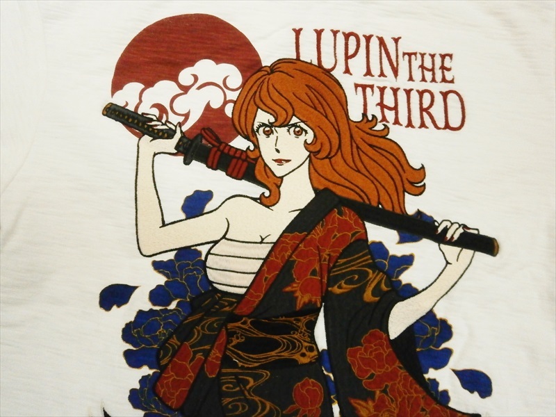 VANSON（バンソン） ルパン三世 半袖Tシャツ LPN-2106 刺繍＆プリント