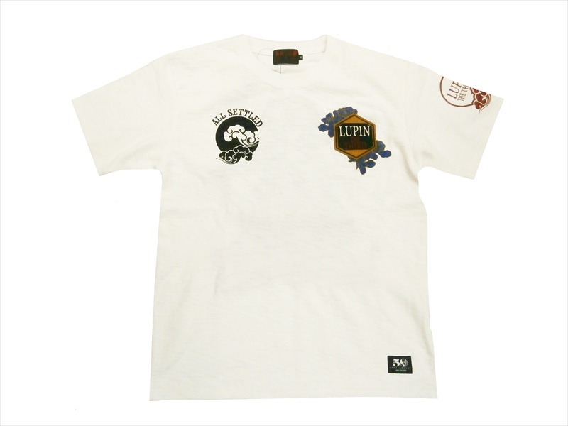 VANSON（バンソン） ルパン三世 半袖Tシャツ LPN-2106 刺繍＆プリント