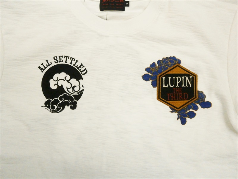 VANSON（バンソン） ルパン三世 半袖Tシャツ LPN-2106 刺繍＆プリント