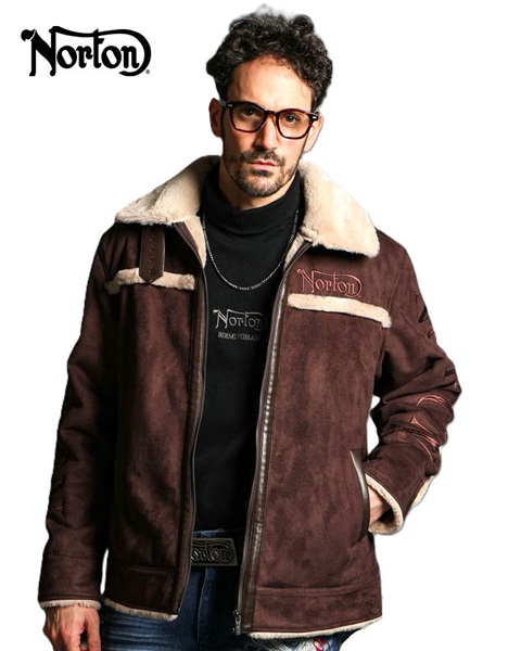 ノートン（NORTON） B-3ジャケット 253N1701 ビッグアームロゴ