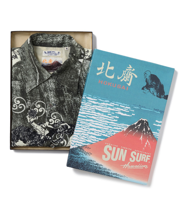 サンサーフ　半袖アロハシャツ　北斎　忠臣蔵　XL　箱付属品 SUN SURF サンサーフ×葛飾北斎 SPECIAL EDITION 半袖アロハ
