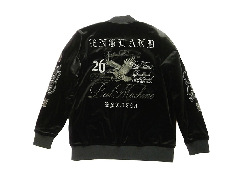 ノートン（NORTON） スカジャン 261N1601 総刺繍 イーグル ベロア