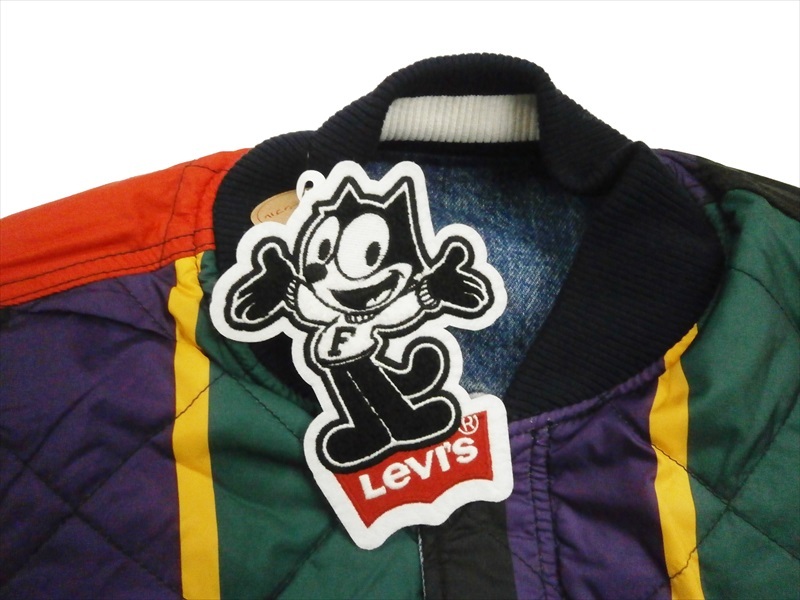 リーバイス Levi's×FELIX THE CAT スタジャン リバーシブル レターマン