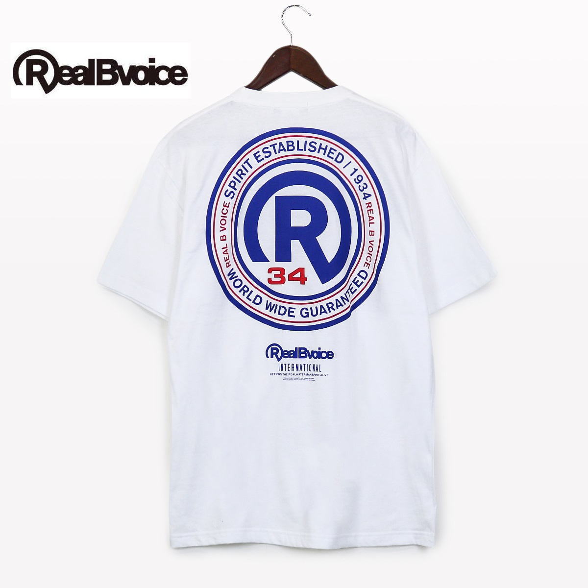 リアルビーボイス REAL B VOICE 半袖Tシャツ 10371-11496 Rマーク