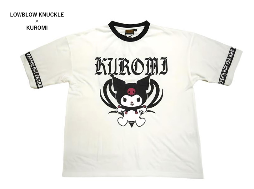 KUROMI/クロミちゃん×LOWBLOW KNUCKLE/ローブローナックル コラボ半袖T